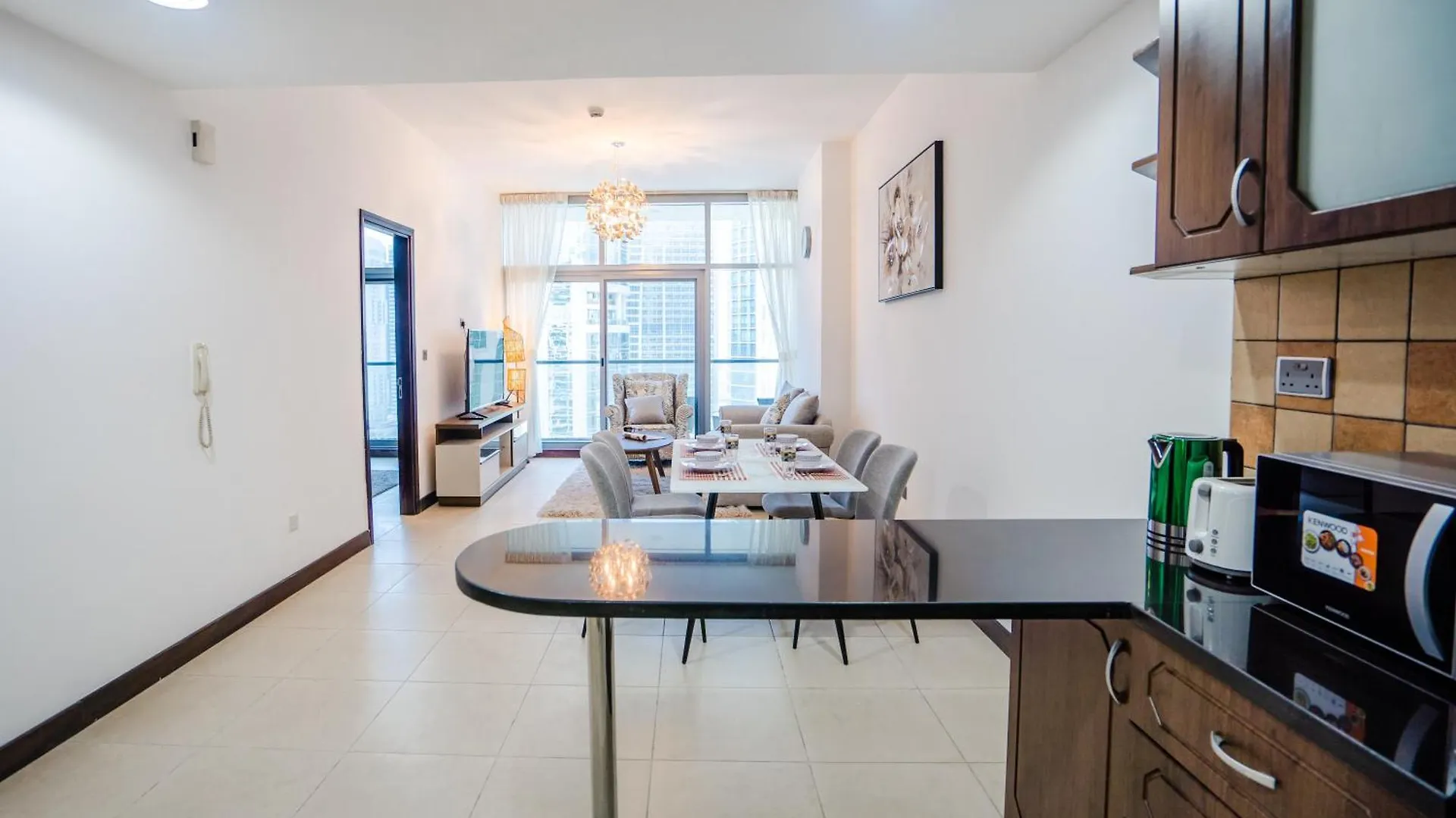 1Br Apt Near Metro Jlt Pool Gym Fast Wi-Fi Dubaj Apartmán